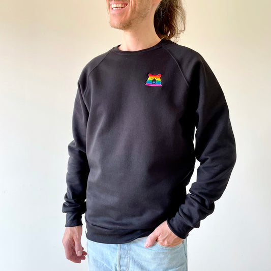 Pride Crew Sweatshirt - Black