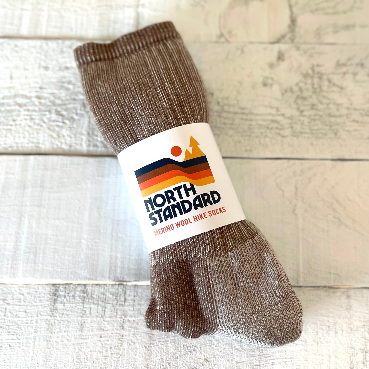 Merino Wool Hike Socks - Latte