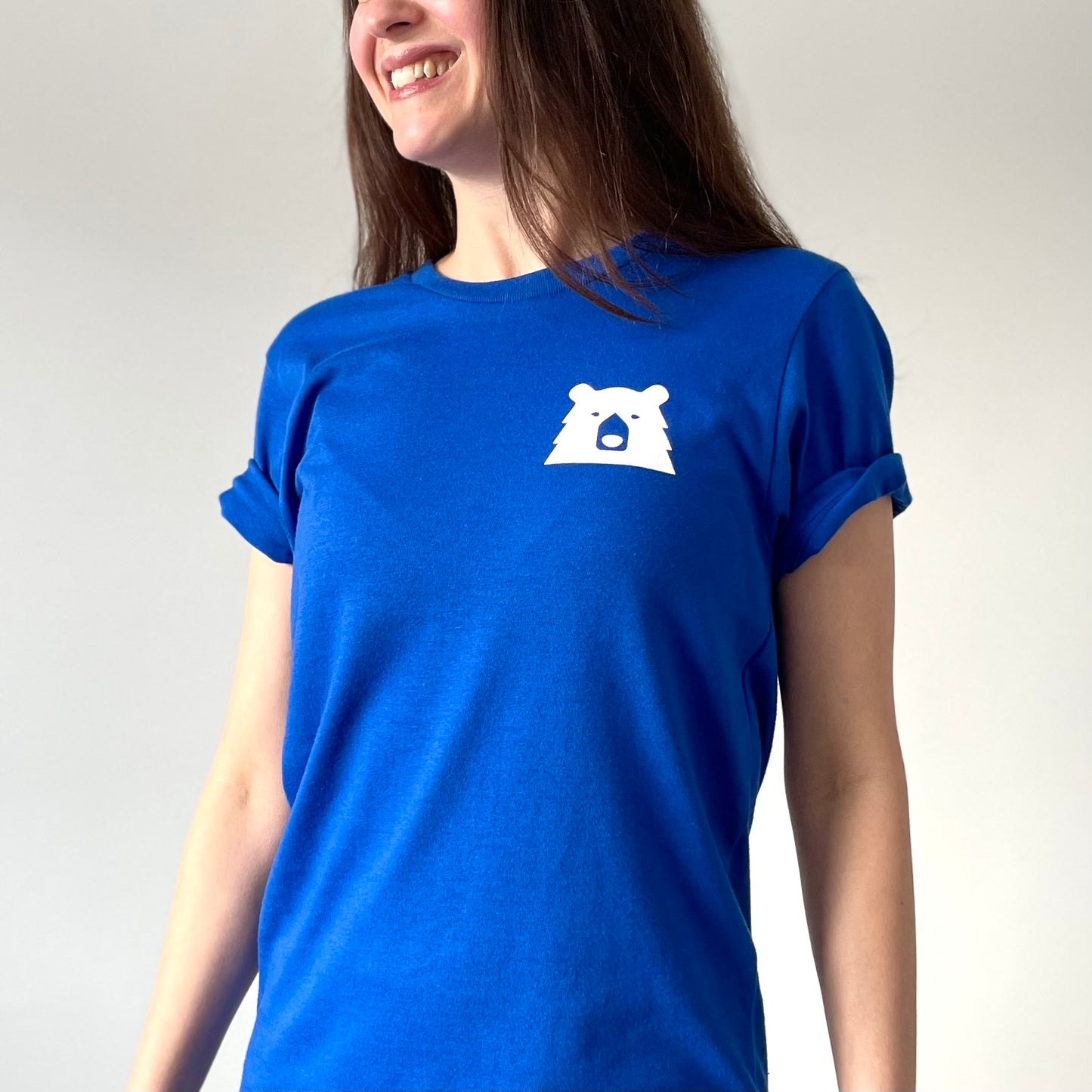 Parks & Rec Tee - Royal Blue with White