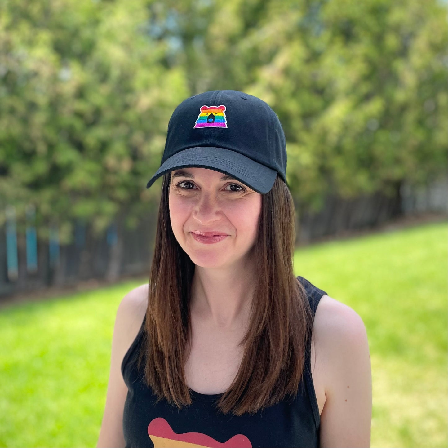 Camp Hat - Black with Lil Pride Bear
