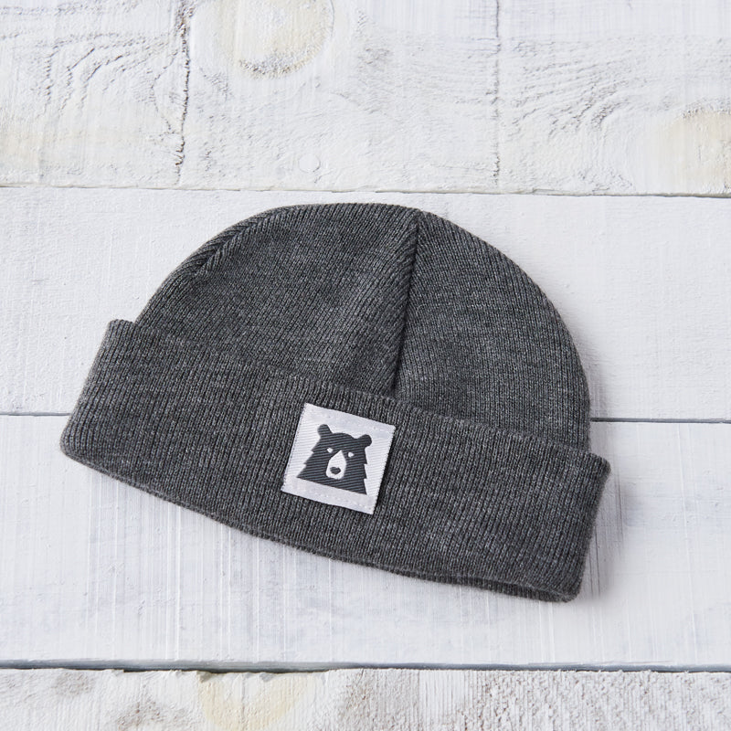 Baby Bear Toque - Charcoal