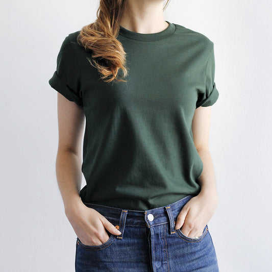 BASICS Perfect Crew Tee - Forest