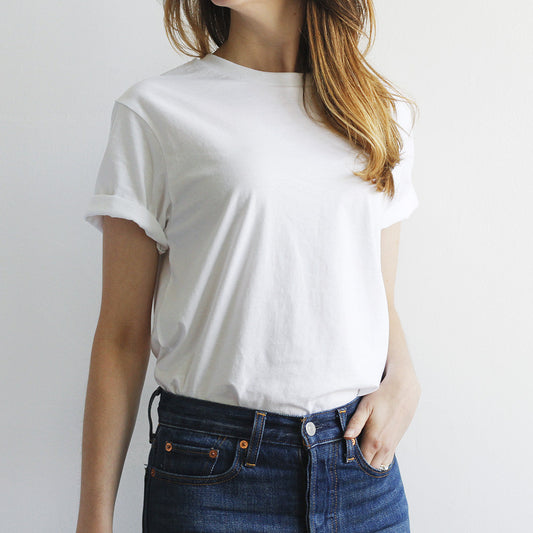 BASICS Perfect Crew Tee - White