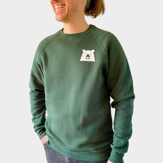 Mascot Crew Sweatshirt - Forest with White