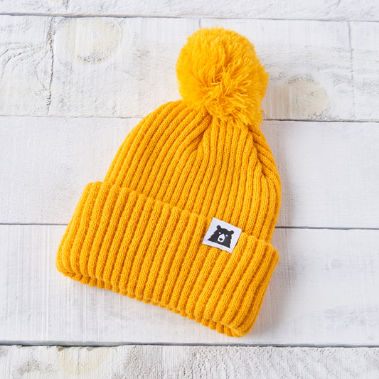 Kids Toboggan Toque - Golden Yellow