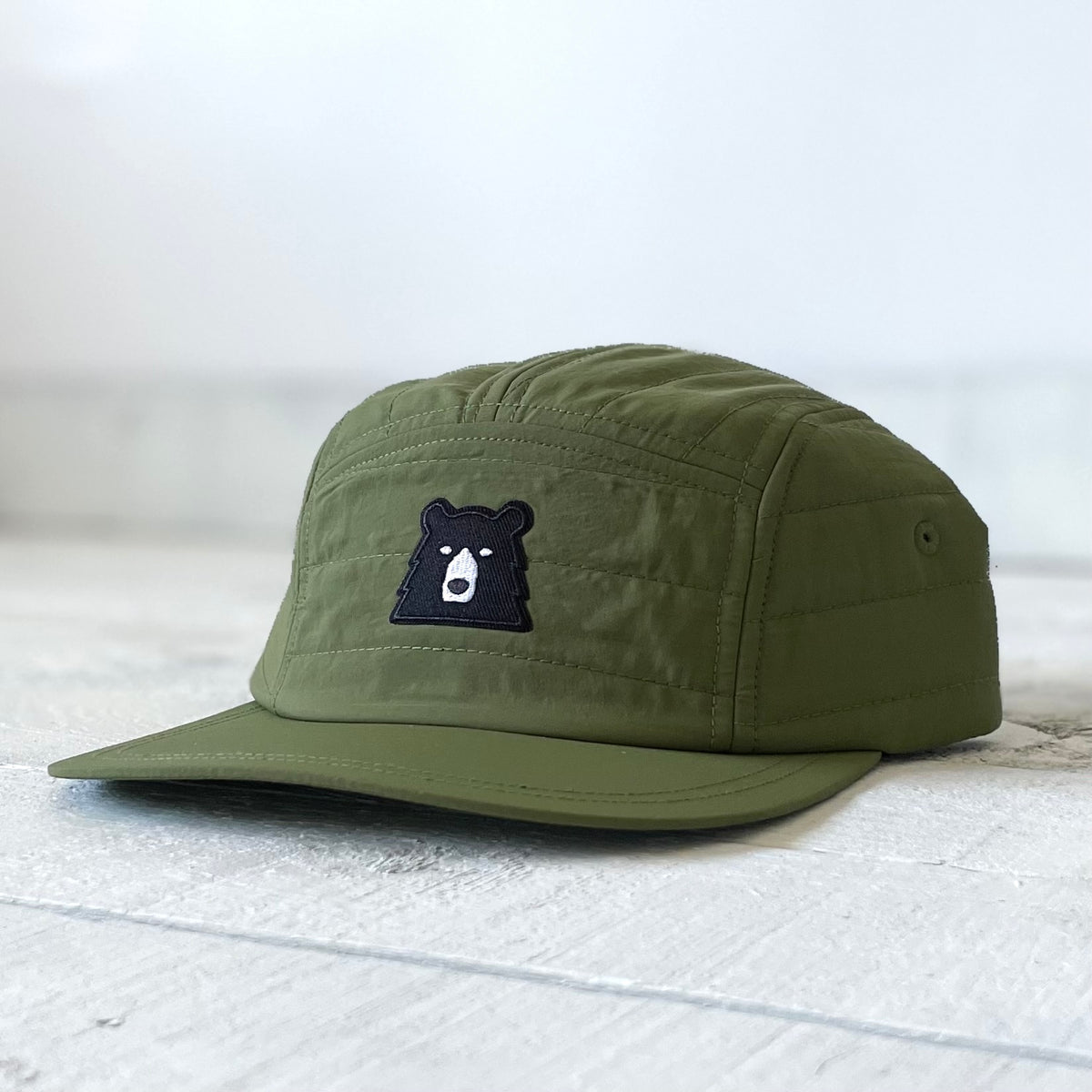 5 Panel Quilted - Olive
