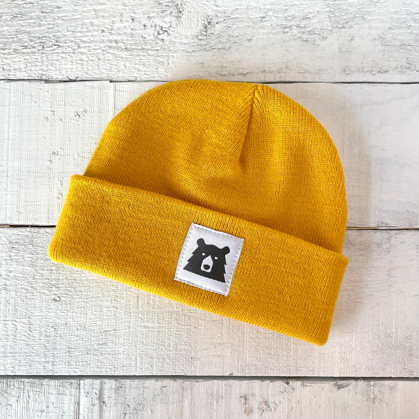 Baby Bear Toque - Golden Yellow