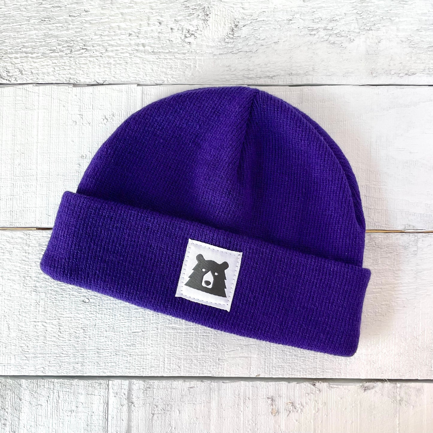 Baby Bear Toque - Purple