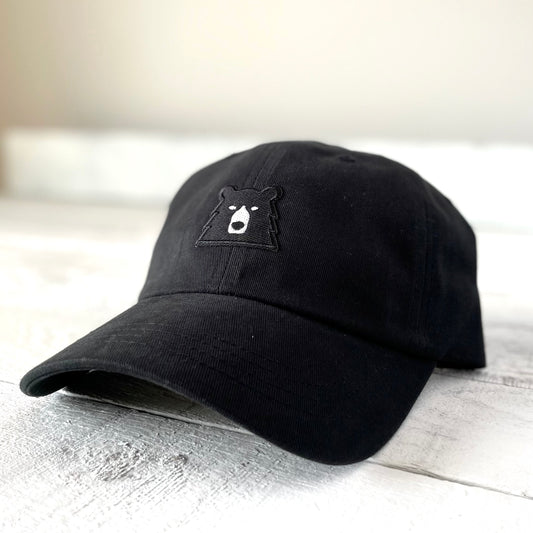 Camp Hat - Black with Lil Black Bear