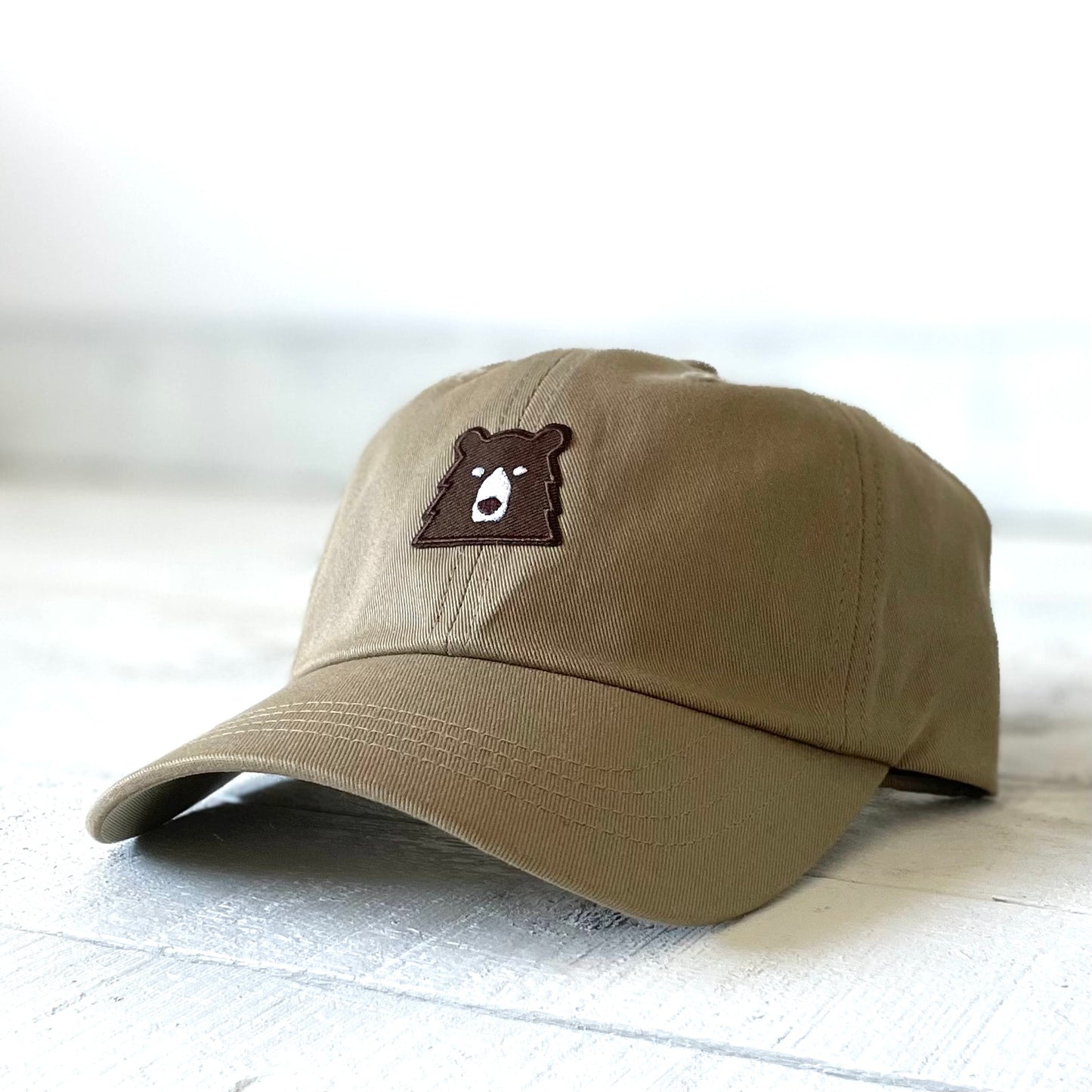 Camp Hat - Khaki with Lil Brown Bear