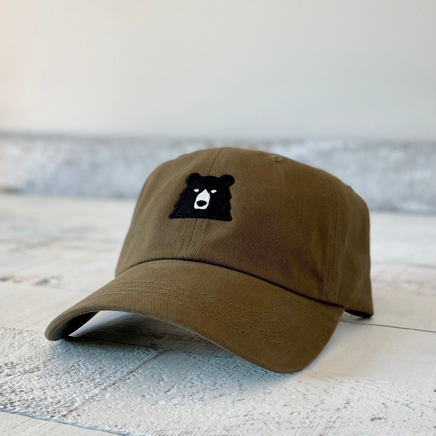 Camp Hat - Peat with Lil Black Bear