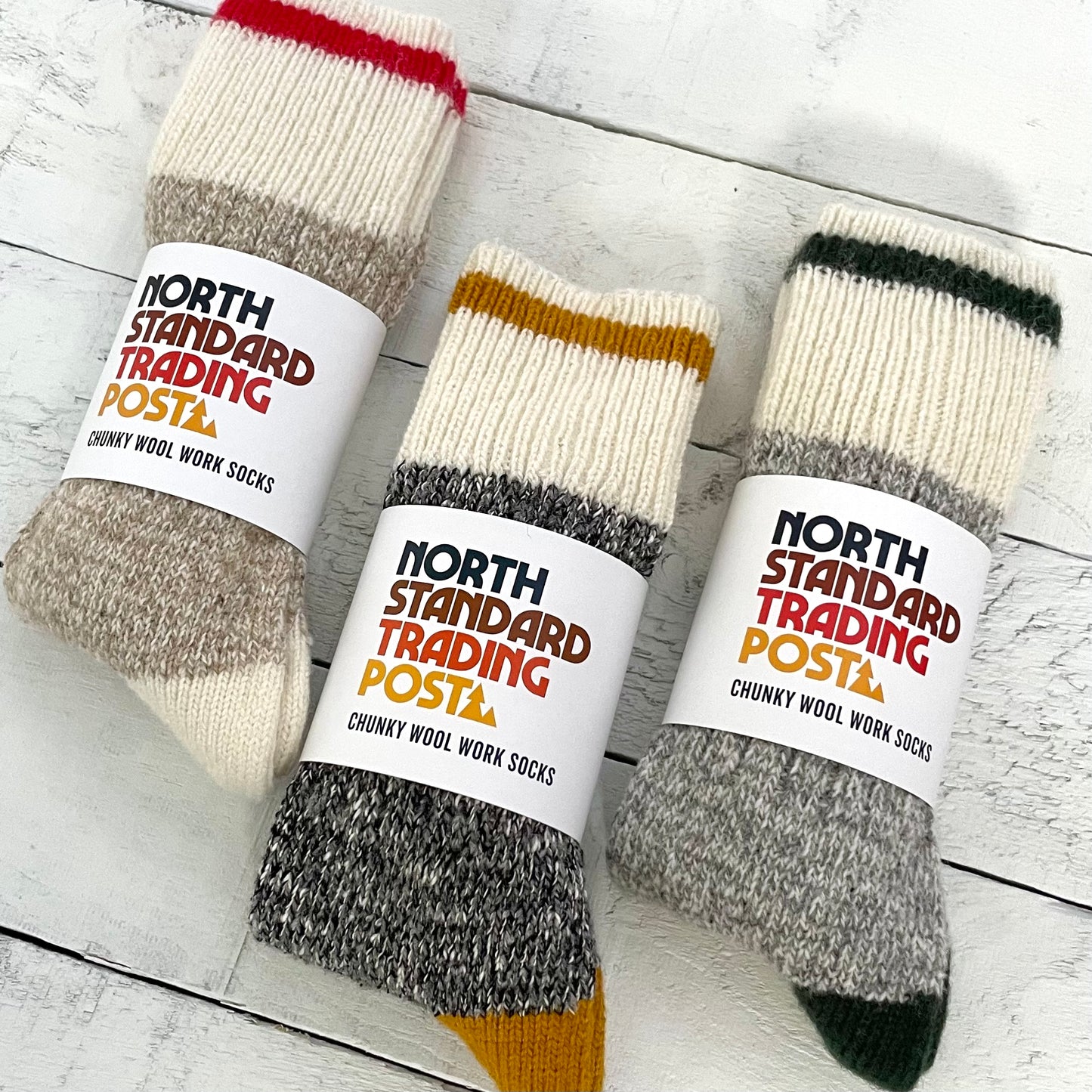 Chunky Wool Work Sock - 3 pairs