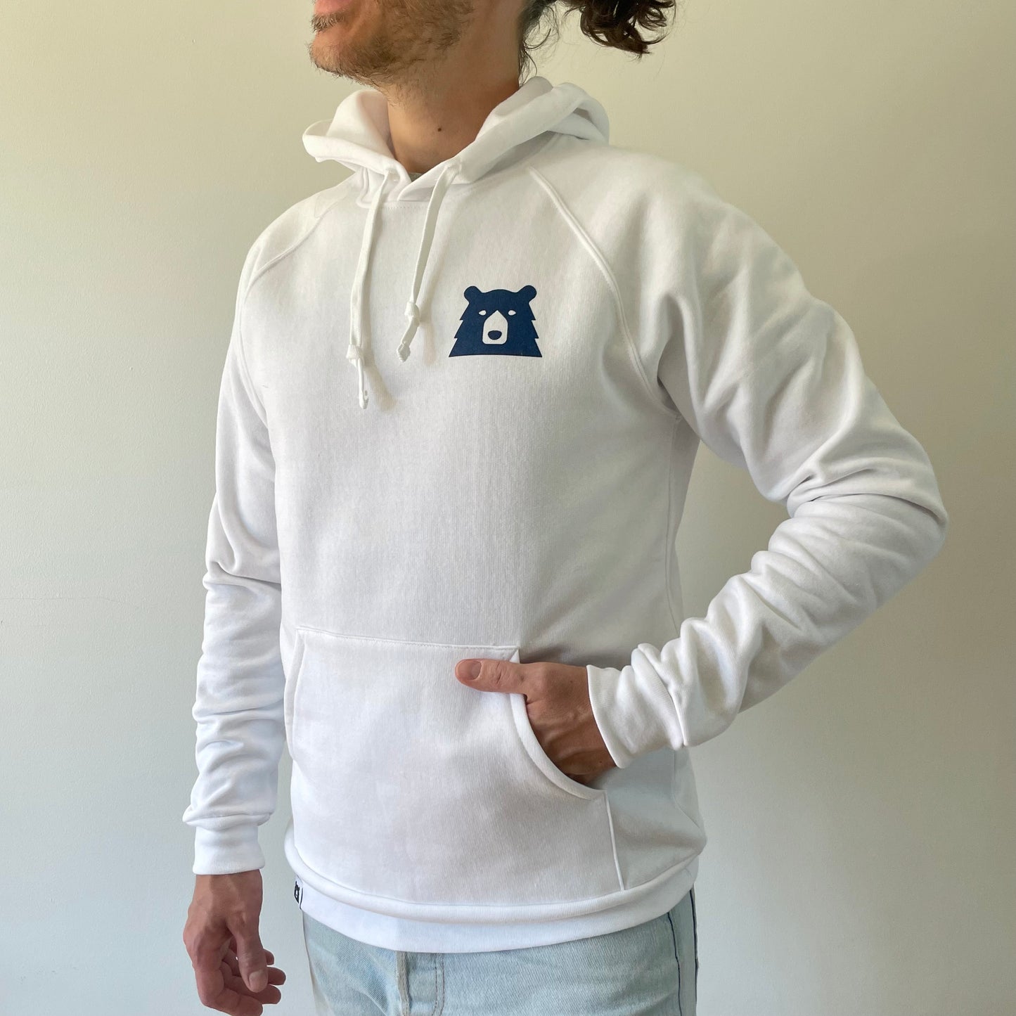 Coastline Pop Over Hoodie - White