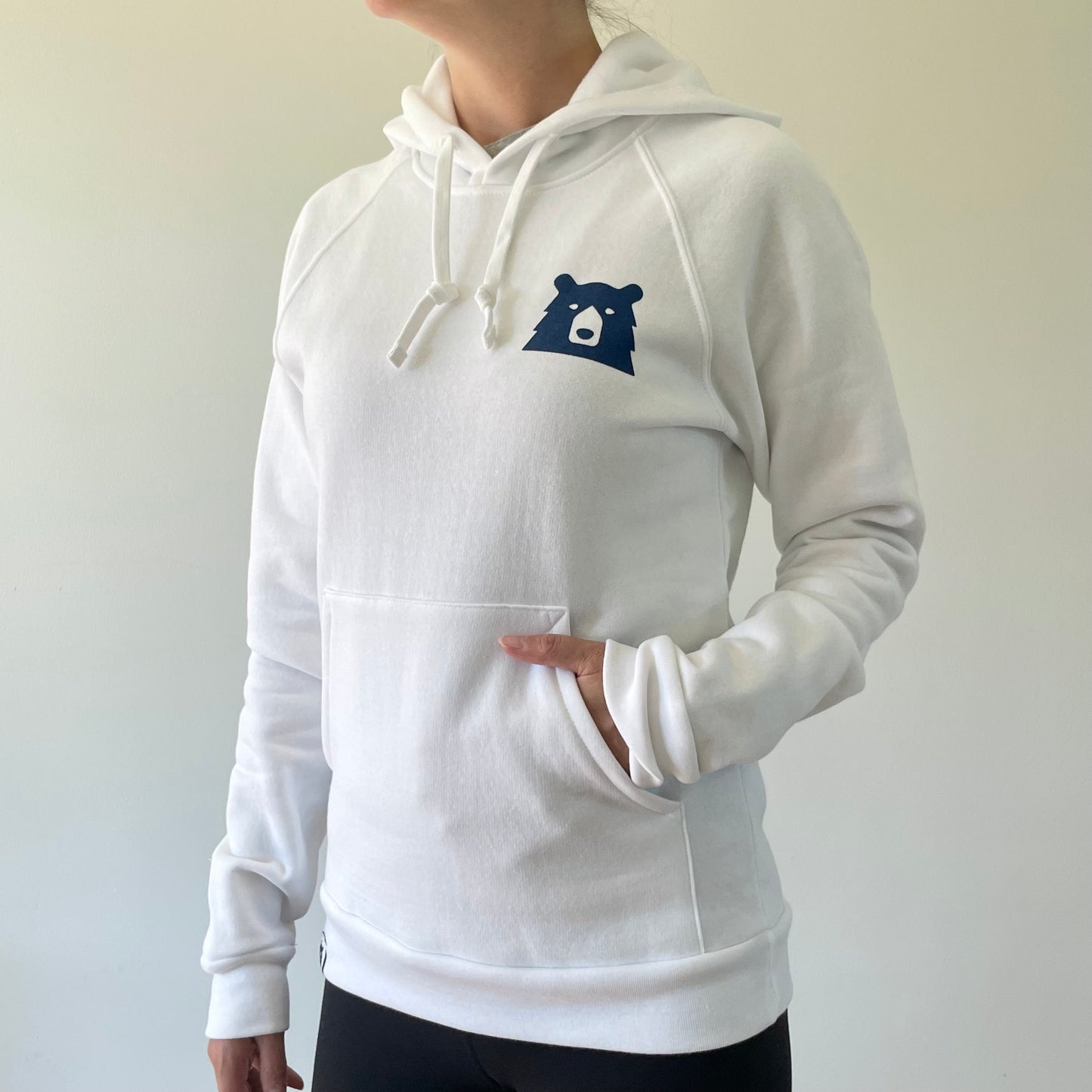 Coastline Pop Over Hoodie - White