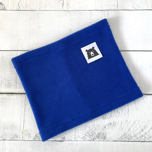 Kids Fleece Neck Warmer - Royal Blue
