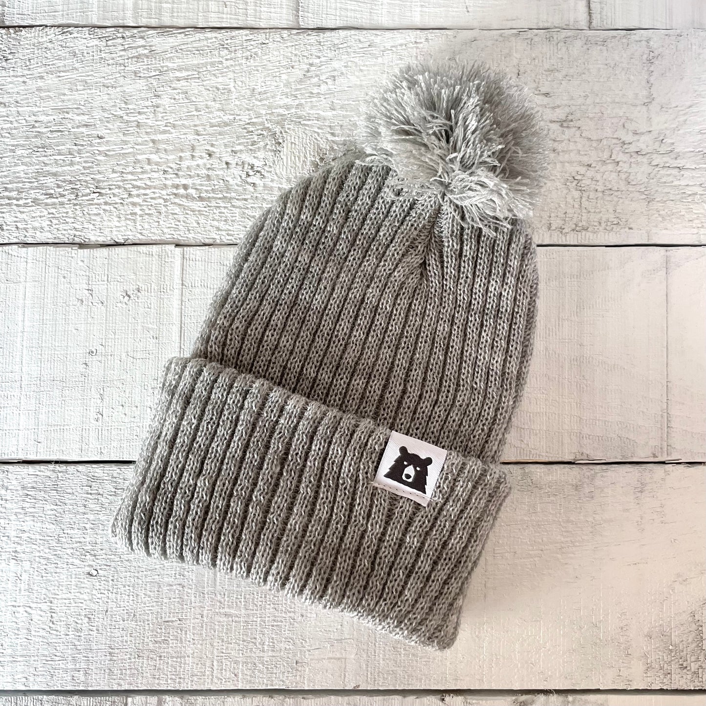 Kids Toboggan Toque - Heather Grey