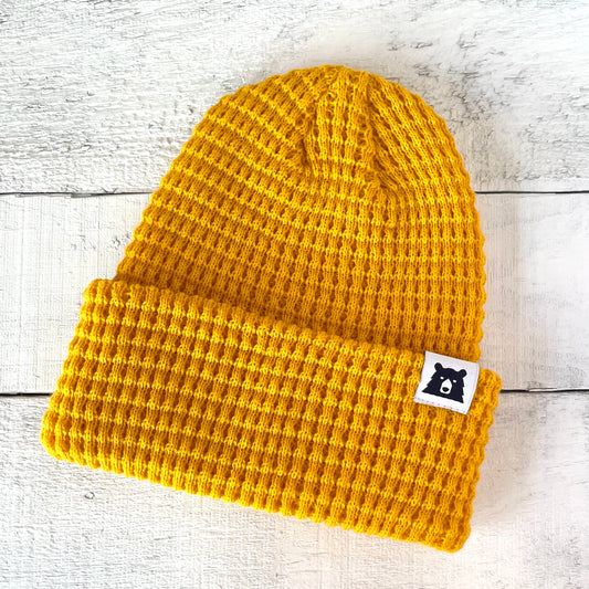 Waffle Toque - Golden Yellow