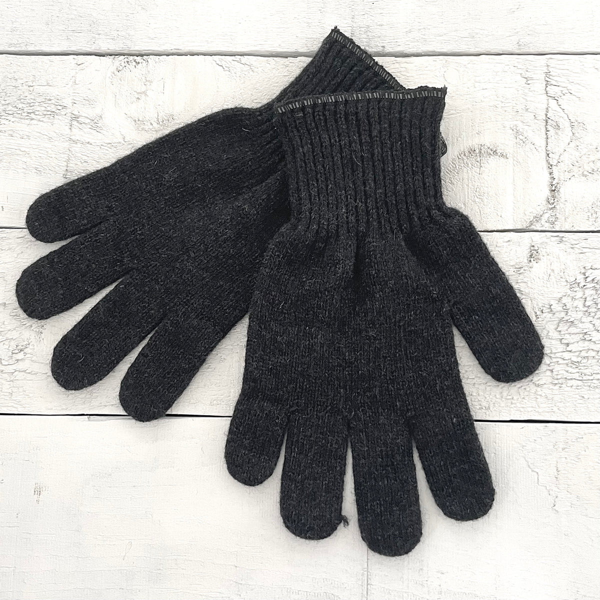 Wooly Work Glove - Black Marl