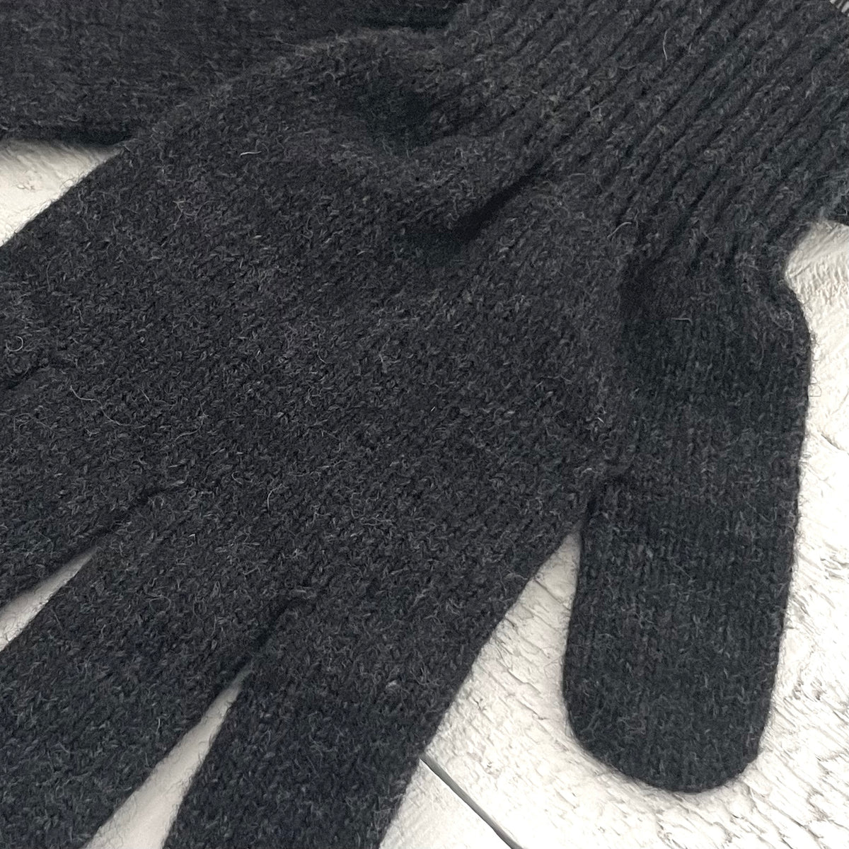Wooly Work Glove - Black Marl