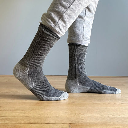 Merino Wool Hike Socks - Grey