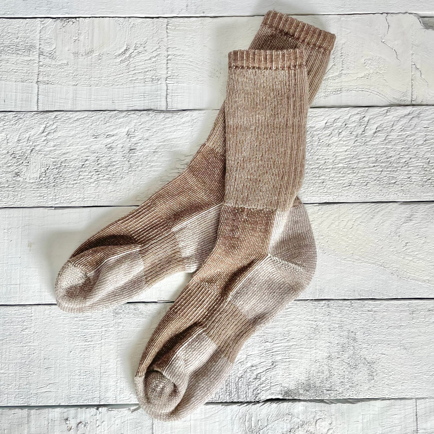 Merino Wool Hike Socks - Latte