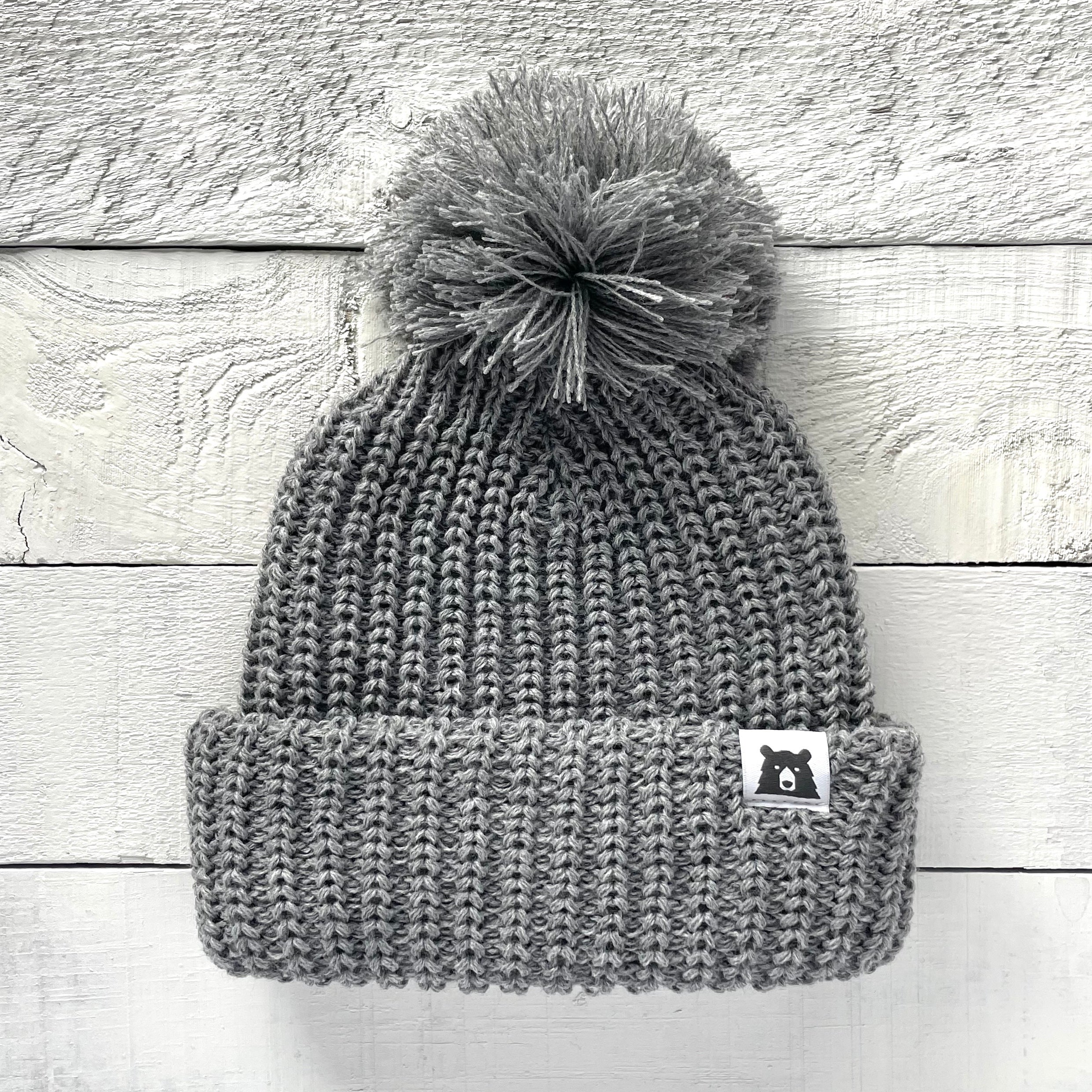 Oversized Chunky Knit Toque - Heather Grey – North Standard