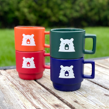 Stacking Cottage Mug - Orange Ochre