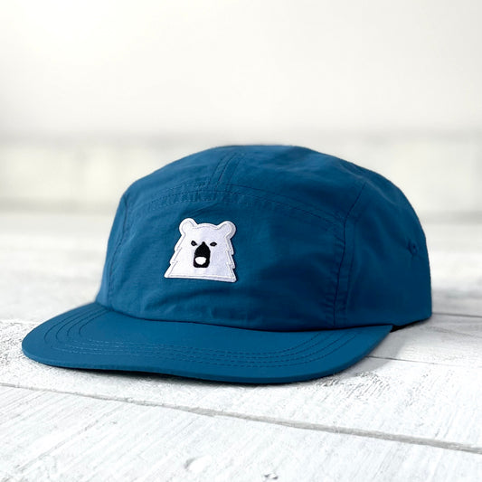 Surf Hat - Turquoise with Lil White Bear