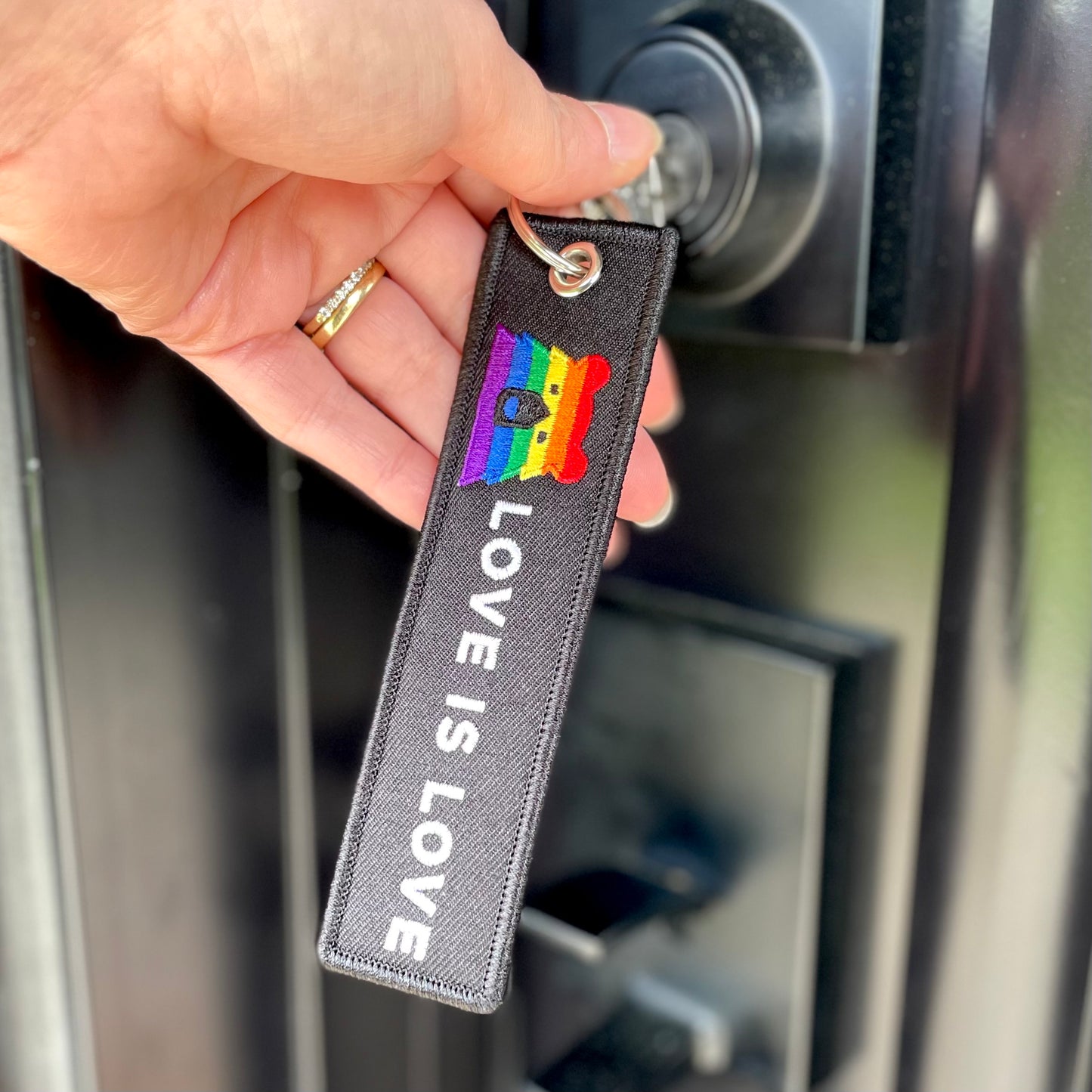 Backback Flair - Pride Keychain