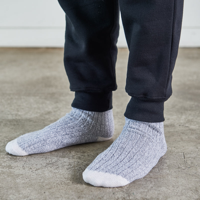 Slim Fit Sweatpants Black with White