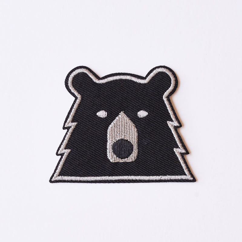 Patch - Bear - Black/Silver
