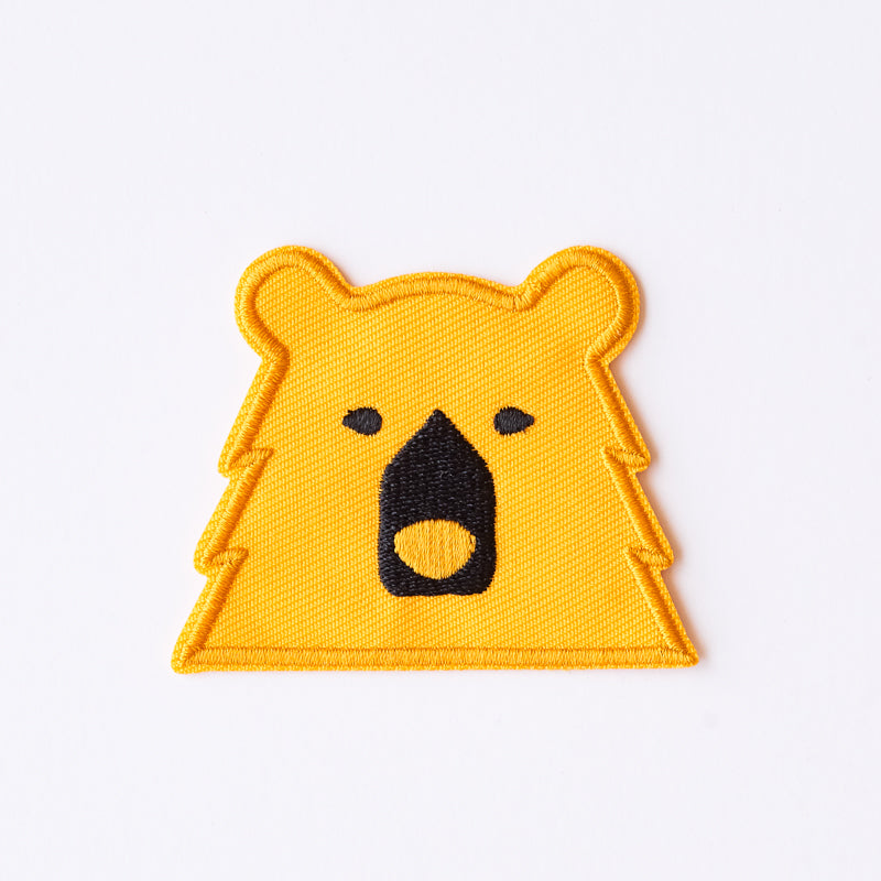 Patch - Bear - Golden Yellow