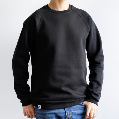 BASICS Classic Crew Sweatshirt - Black