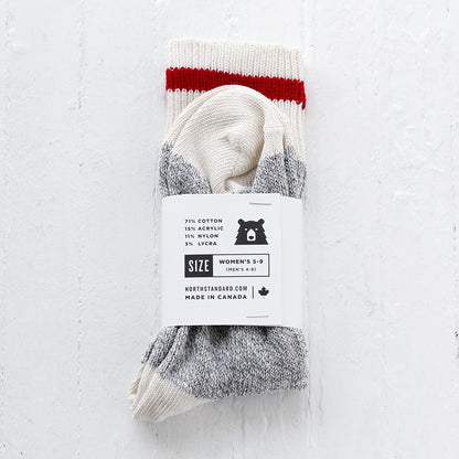 Camp Socks - Cotton - Red