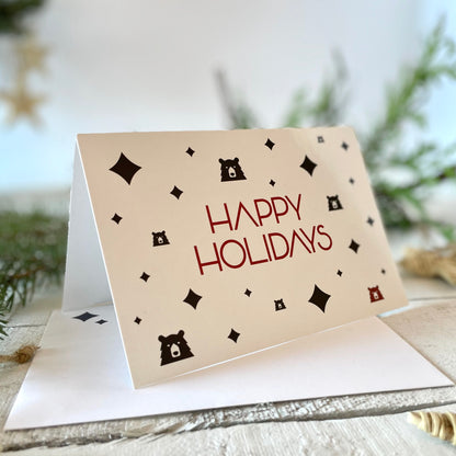 Happy Holidays Card - Set of 6