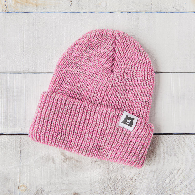 Snowfall Toque - Pink Marl