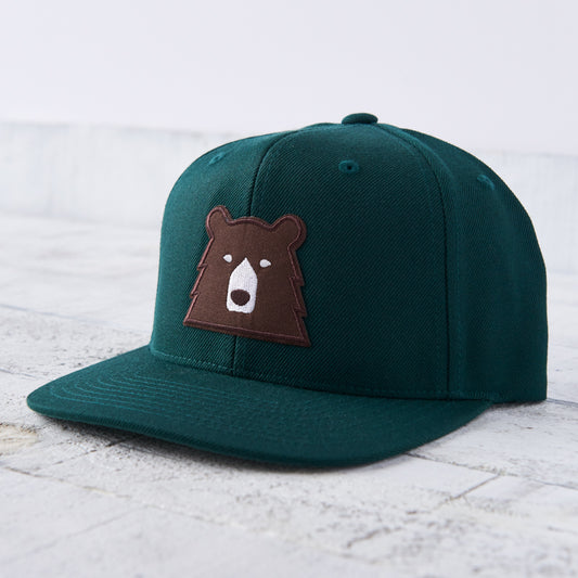 Snapback - Spruce with Brown Bear
