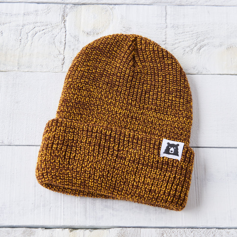 Snowfall Toque - Mustard Marl