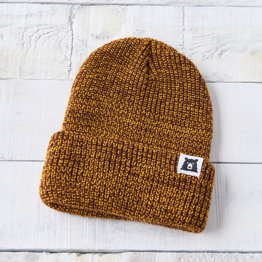 Snowfall Toque - Mustard Marl