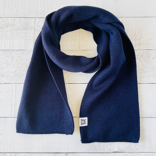 Bear Scarf - Navy